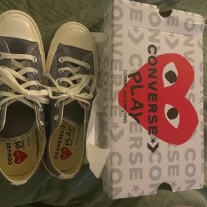 Kith CDG Pocket X Converse Chuck 70 in Ox Steel Grey Mens Size 6/Womens 8